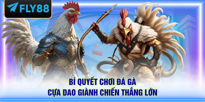 Bí quyết chơi đá gà cựa dao giành chiến thắng lớn