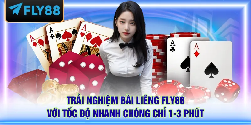 Trải nghiệm bài Liêng FLY88 với tốc độ nhanh chóng chỉ 1-3 phút