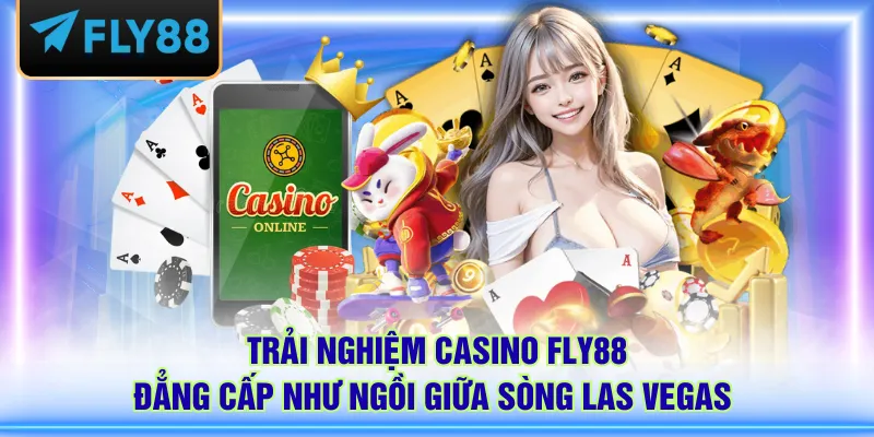Trải nghiệm casino FLY88 đẳng cấp như ngồi giữa sòng Las Vegas 