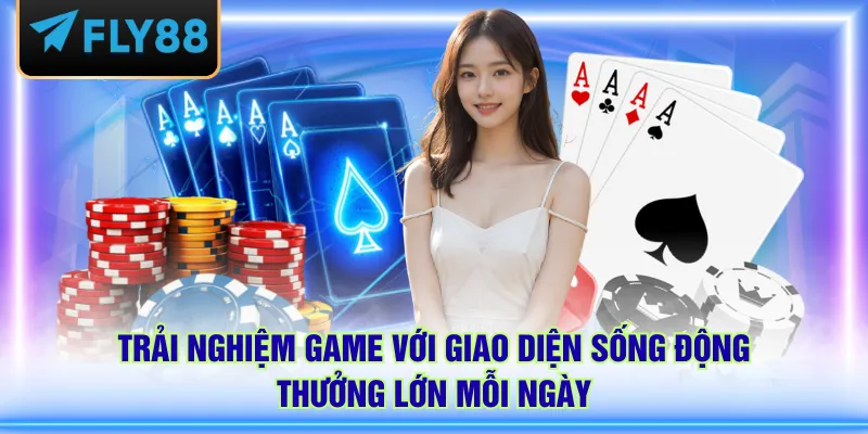 Trải nghiệm game với giao diện sống động, thưởng lớn mỗi ngày